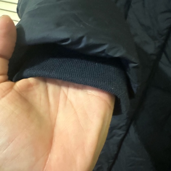 Small Cole Haan Navy Premium Down Coat - Picture 11 of 12